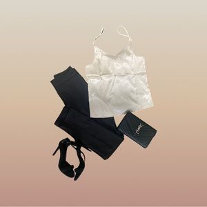 Champagne silk blouse